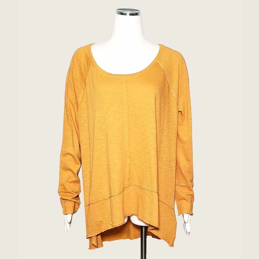 Style&co Unstructured Asymmetrical Top